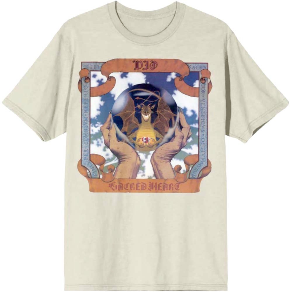 Dio - Sacred Heart Heren Tshirt - Creme